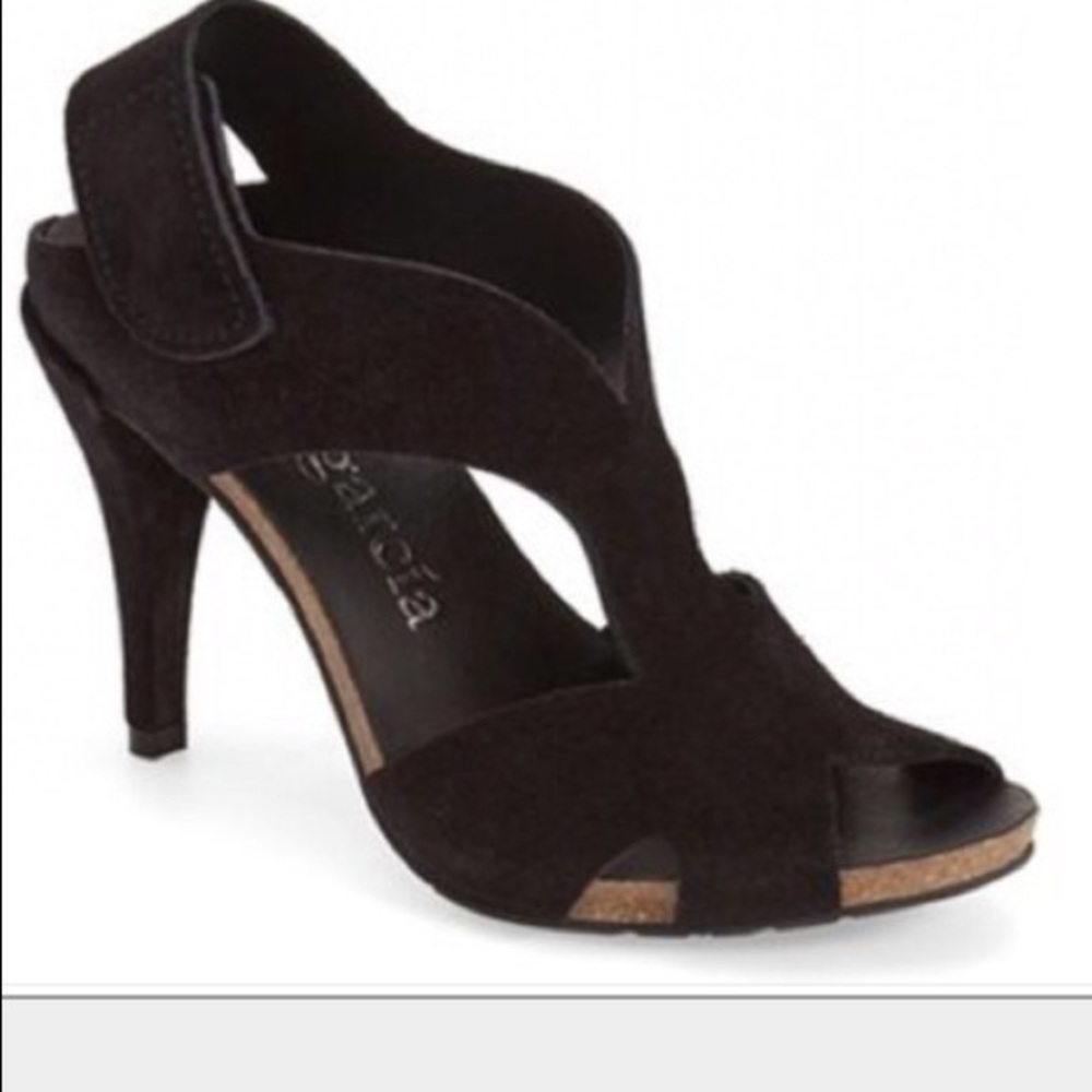 Pedro Garcia Black Suede Heels